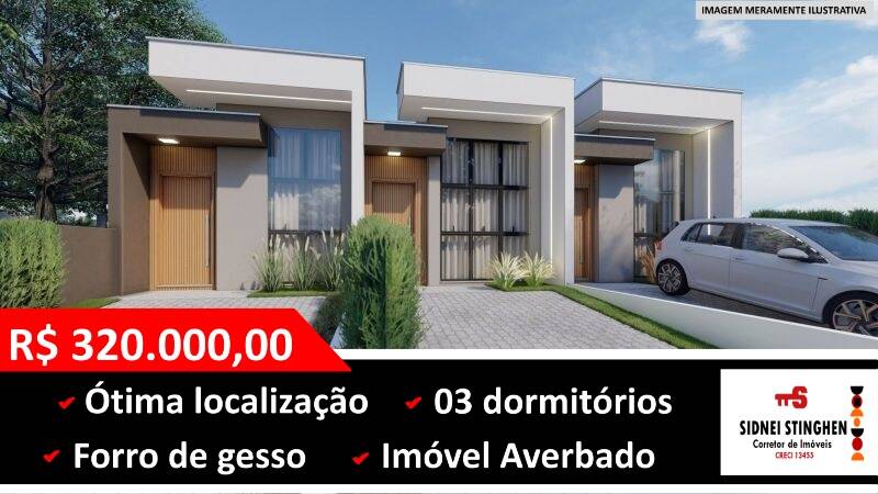 Casa, 3 quartos, 65 m² - Foto 1