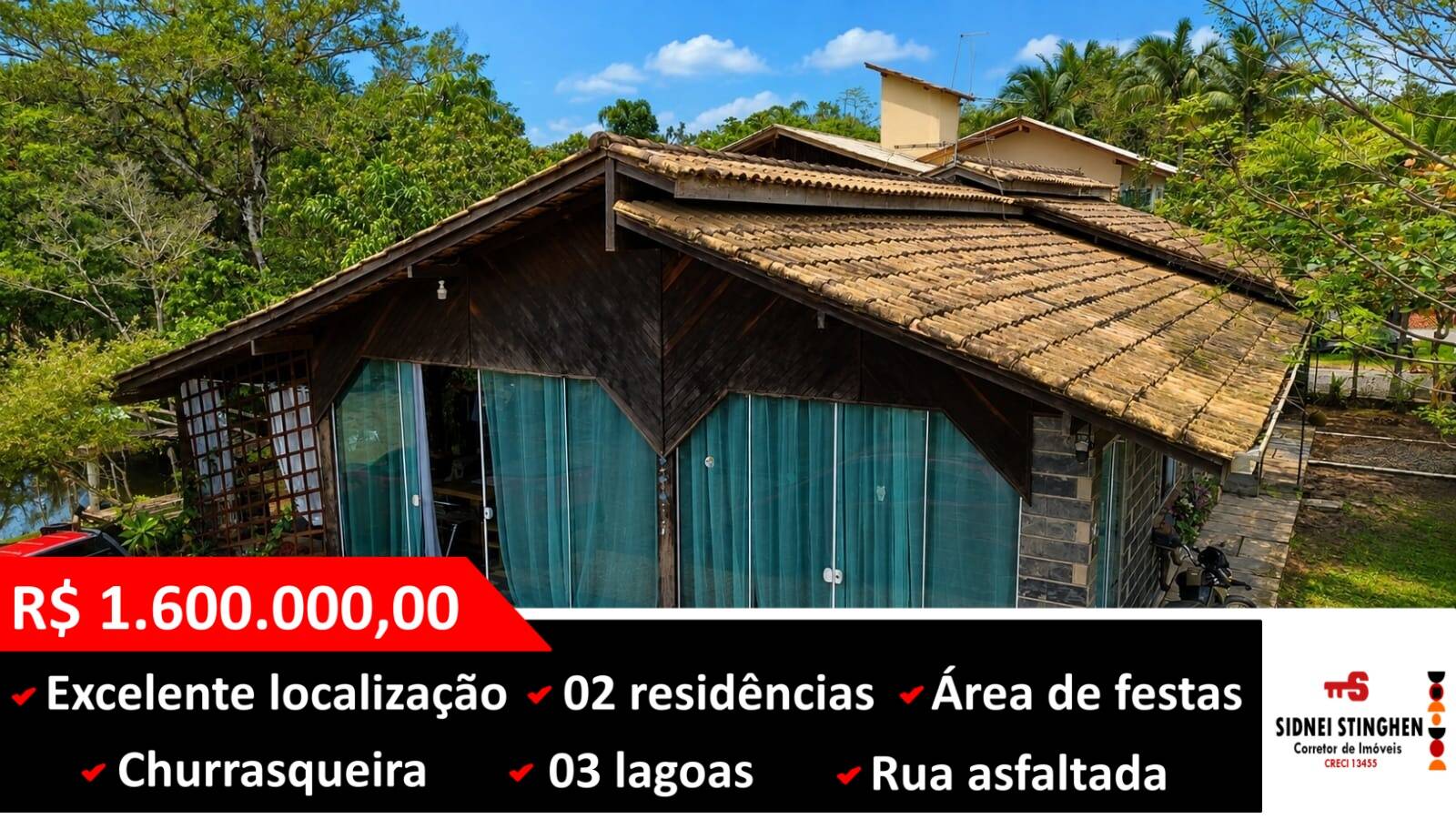 Sítio, 6 quartos, 9698 m² - Foto 1