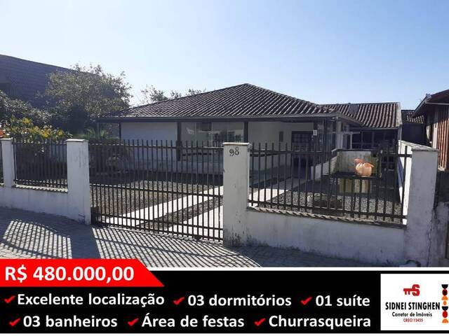 #637 - Casa para Venda em Balneário Barra do Sul - SC