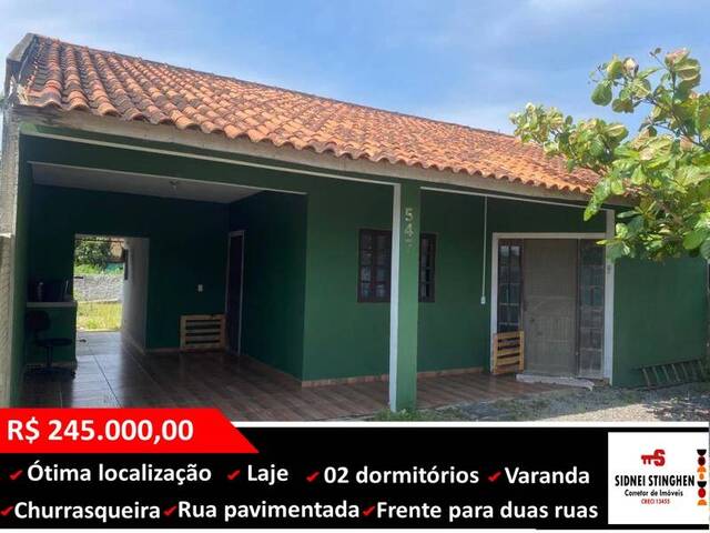 #672 - Casa para Venda em Balneário Barra do Sul - SC
