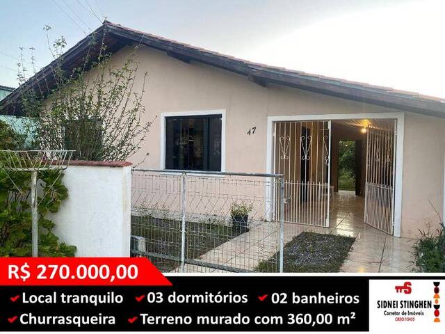 #713 - Casa para Venda em Balneário Barra do Sul - SC - 1