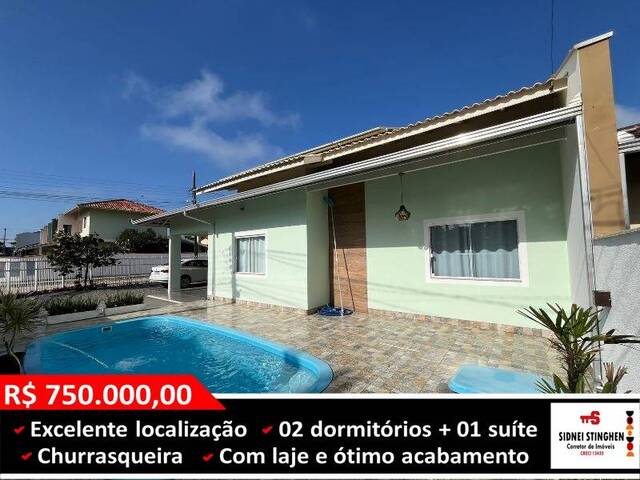 #833 - Casa para Venda em Balneário Barra do Sul - SC - 1