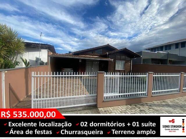 #849 - Casa para Venda em Balneário Barra do Sul - SC - 1