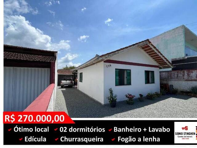 #888 - Casa para Venda em Balneário Barra do Sul - SC