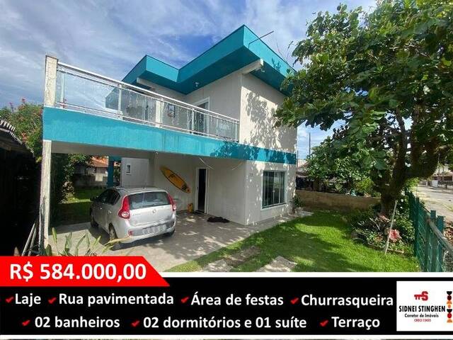#878 - Casa para Venda em Balneário Barra do Sul - SC - 1