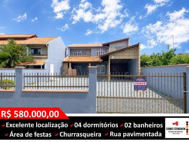 #907 - Casa para Venda em Balneário Barra do Sul - SC - 1
