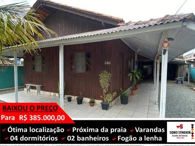 #875 - Casa para Venda em Balneário Barra do Sul - SC - 1