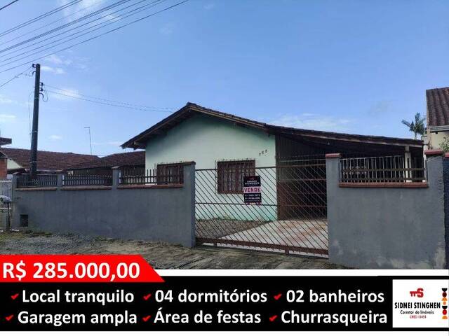 #912 - Casa para Venda em Balneário Barra do Sul - SC - 1