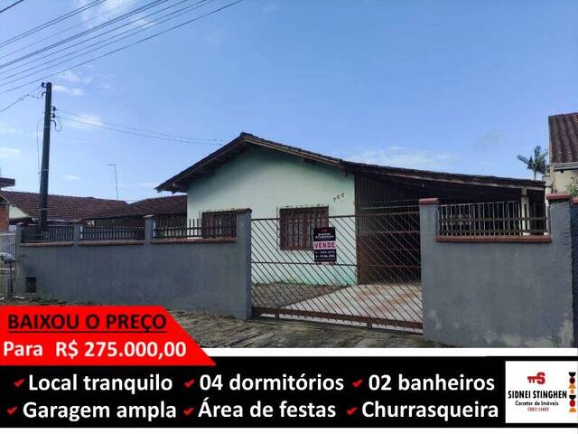 #912 - Casa para Venda em Balneário Barra do Sul - SC