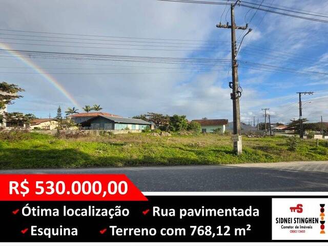 #945 - Terreno para Venda em Balneário Barra do Sul - SC - 1