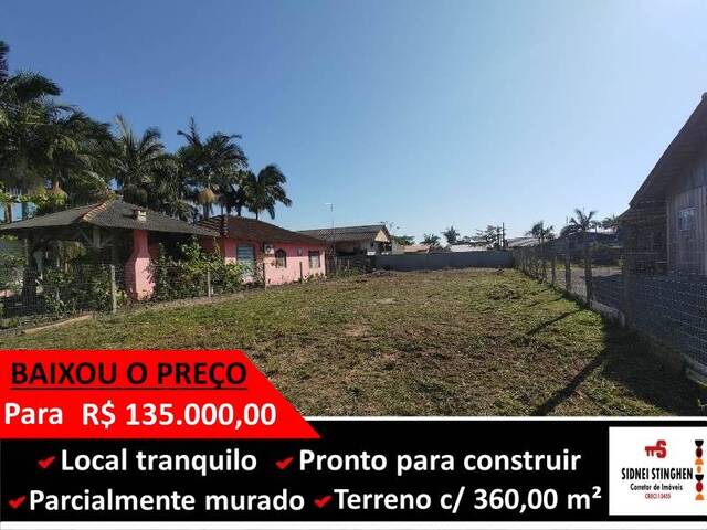 #812 - Terreno para Venda em Balneário Barra do Sul - SC