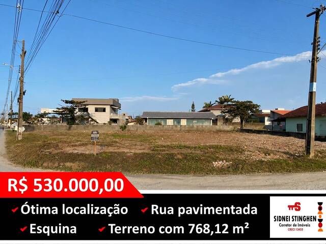 #945 - Terreno para Venda em Balneário Barra do Sul - SC